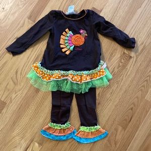 Girls Thanksgiving set 4T